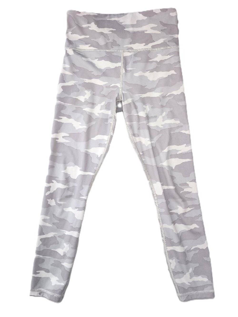 Athleta Elation 7/8 Tight Leggings Gray Camo High Rise Yoga Pants S